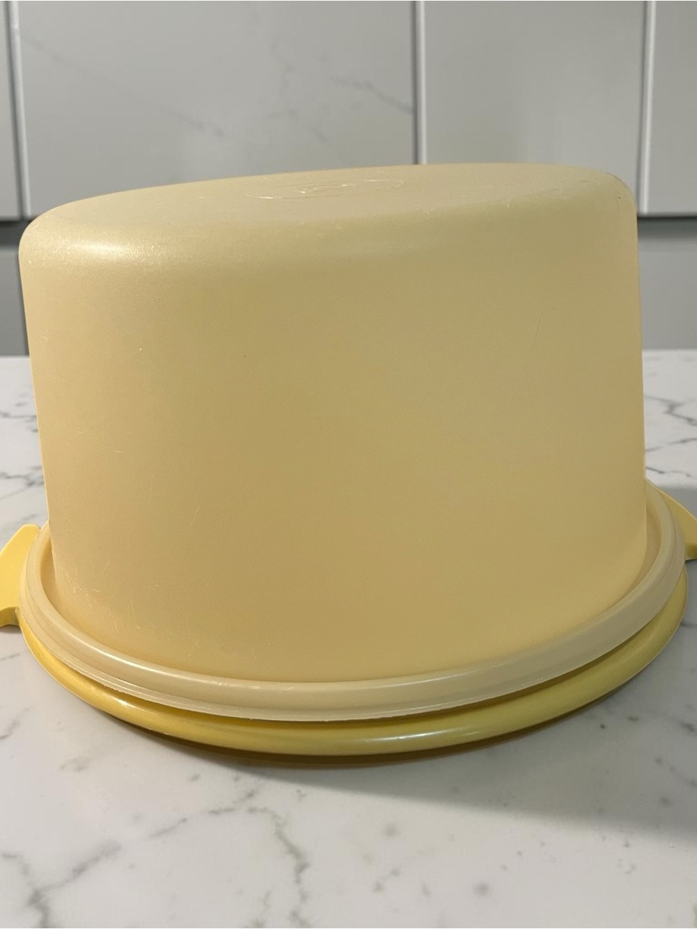 Vintage Tupperware cake carrier